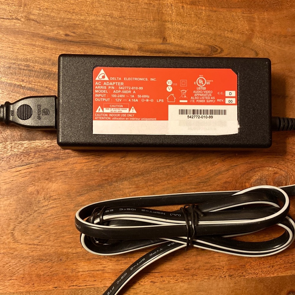 AC Adapter for FiOS STB /Video Media Server